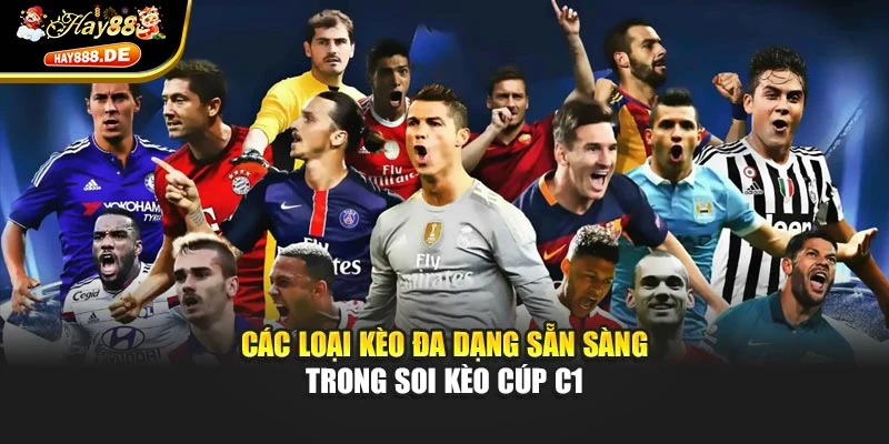 Các loại kèo đa dạng sẵn sàng trong soi kèo Cúp C1